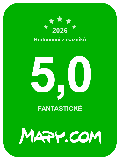 Hodnocení na serveru Mapy.com za rok 2026 – 5,0
